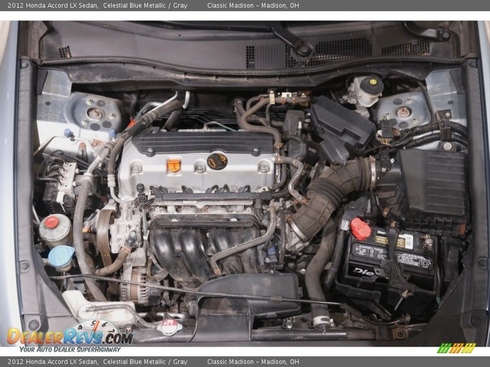 2012 Honda Accord LX Sedan Celestial Blue Metallic / Gray Photo #17