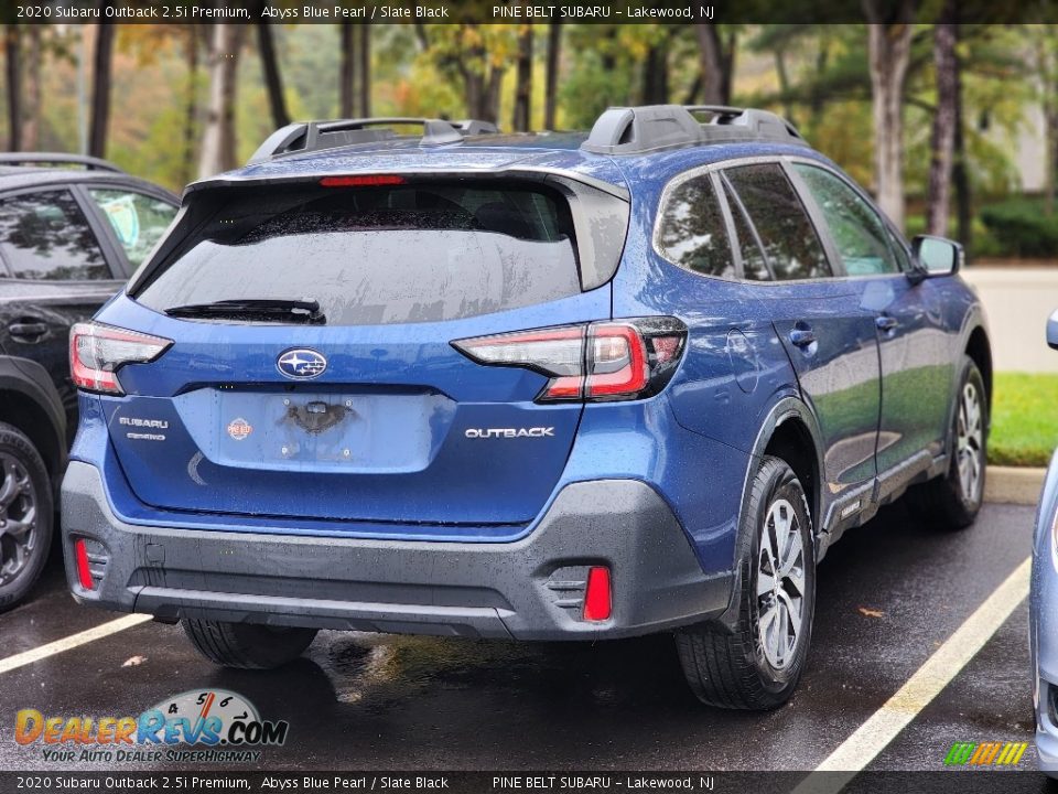 2020 Subaru Outback 2.5i Premium Abyss Blue Pearl / Slate Black Photo #6