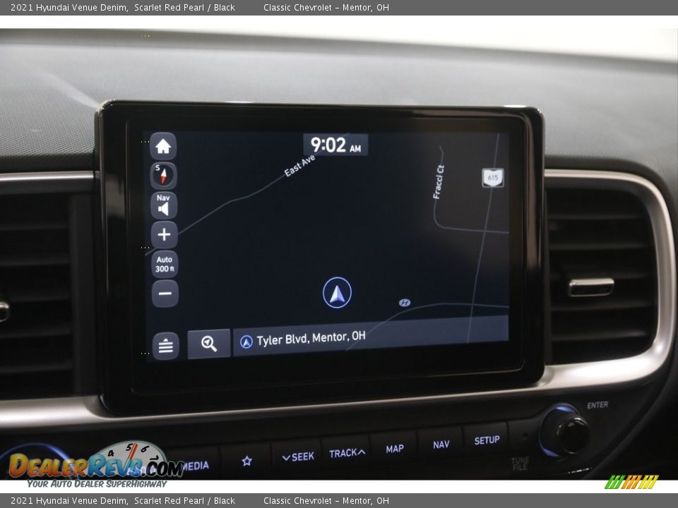 Navigation of 2021 Hyundai Venue Denim Photo #12