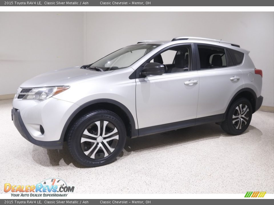 2015 Toyota RAV4 LE Classic Silver Metallic / Ash Photo #3