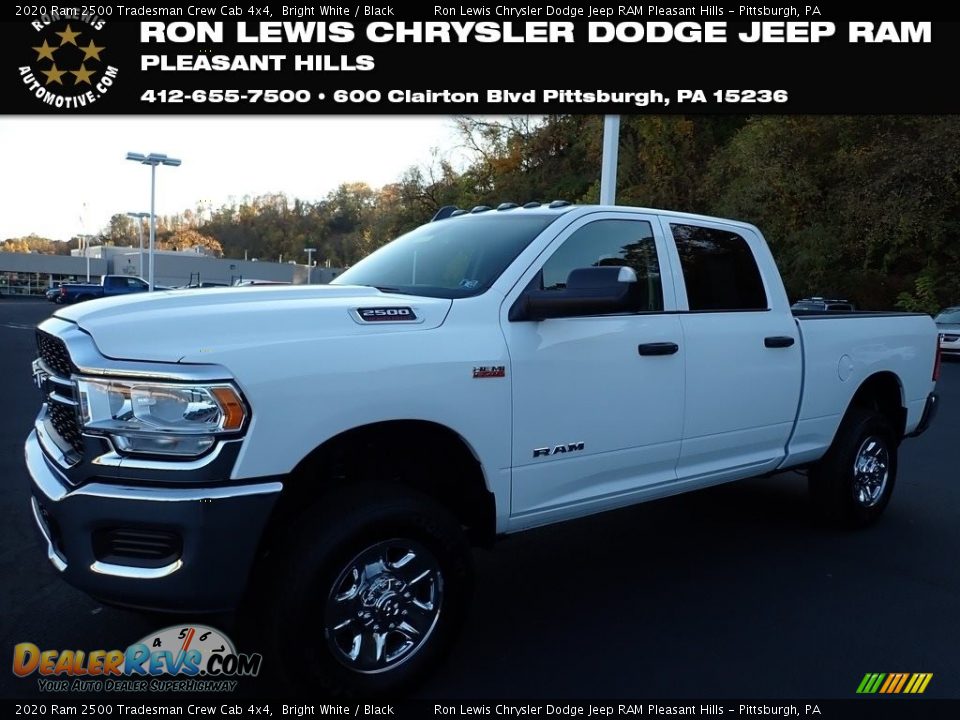 2020 Ram 2500 Tradesman Crew Cab 4x4 Bright White / Black Photo #1