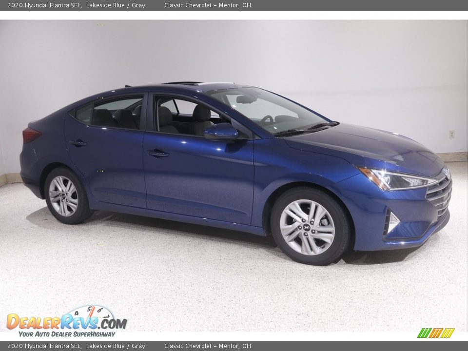 2020 Hyundai Elantra SEL Lakeside Blue / Gray Photo #1