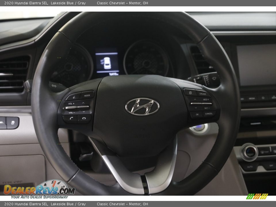 2020 Hyundai Elantra SEL Lakeside Blue / Gray Photo #7