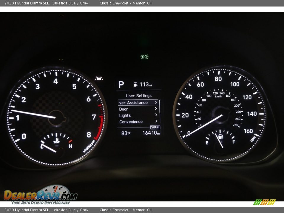 2020 Hyundai Elantra SEL Lakeside Blue / Gray Photo #8