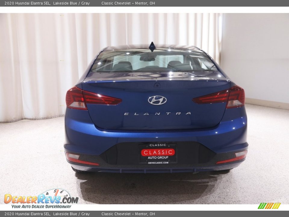 2020 Hyundai Elantra SEL Lakeside Blue / Gray Photo #17