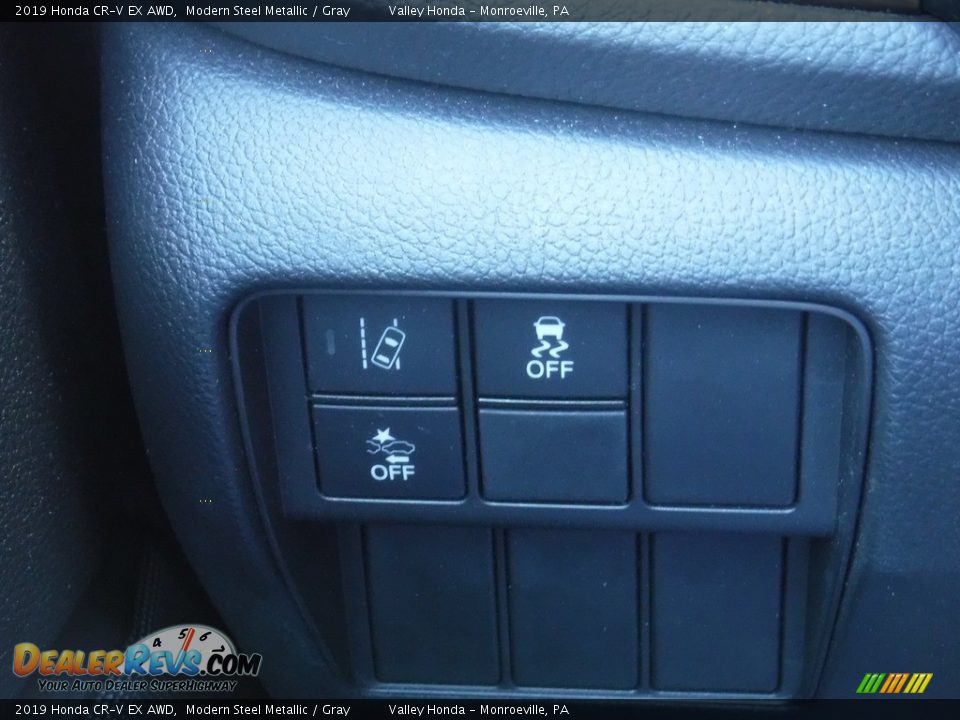 2019 Honda CR-V EX AWD Modern Steel Metallic / Gray Photo #15