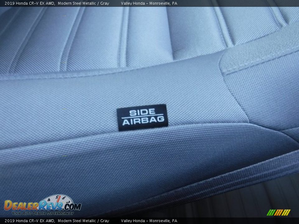 2019 Honda CR-V EX AWD Modern Steel Metallic / Gray Photo #18