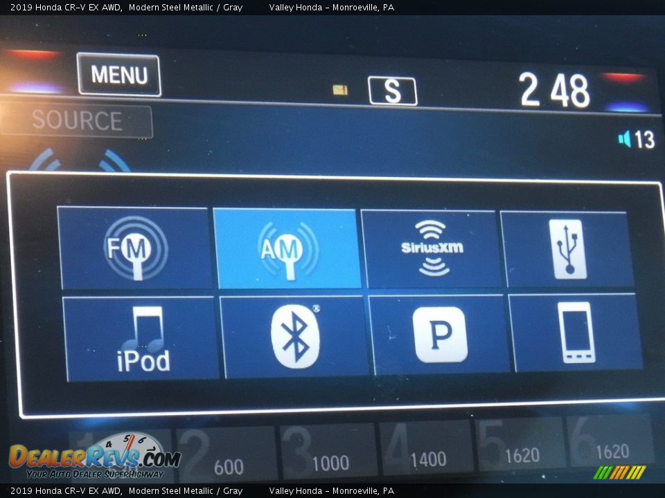 2019 Honda CR-V EX AWD Modern Steel Metallic / Gray Photo #19