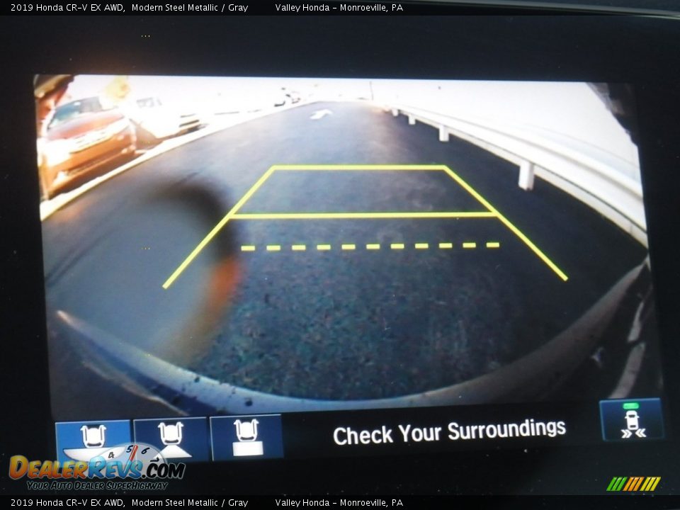 2019 Honda CR-V EX AWD Modern Steel Metallic / Gray Photo #21