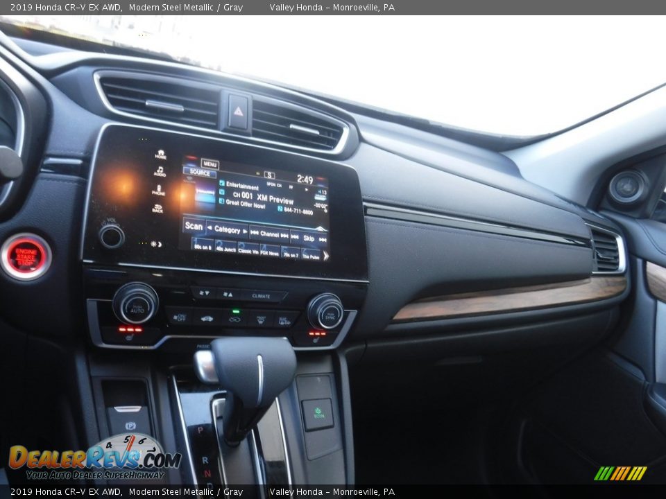 2019 Honda CR-V EX AWD Modern Steel Metallic / Gray Photo #22