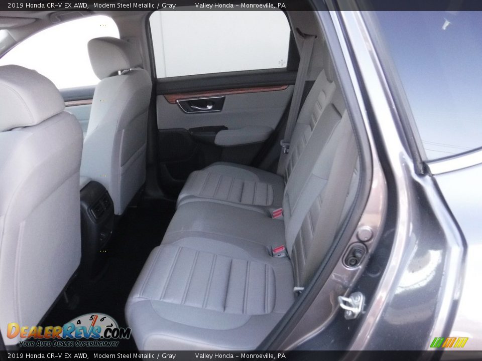 2019 Honda CR-V EX AWD Modern Steel Metallic / Gray Photo #28