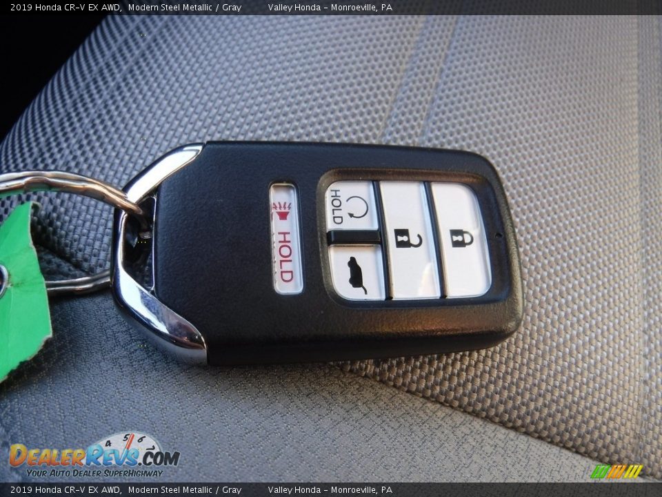 2019 Honda CR-V EX AWD Modern Steel Metallic / Gray Photo #32