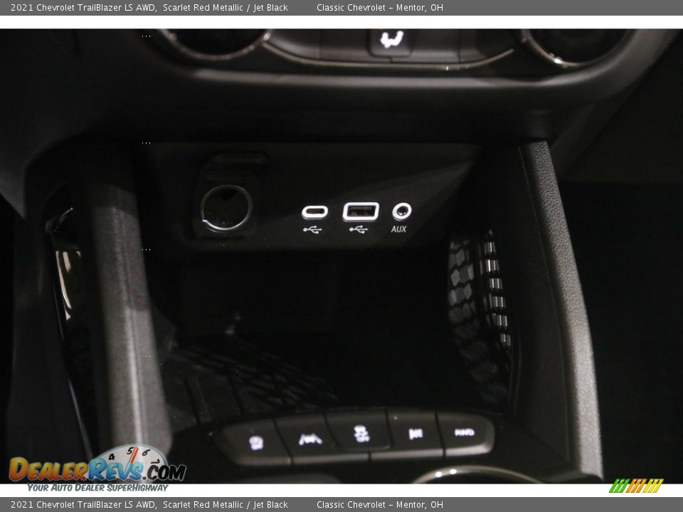2021 Chevrolet TrailBlazer LS AWD Scarlet Red Metallic / Jet Black Photo #13