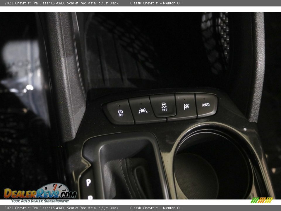2021 Chevrolet TrailBlazer LS AWD Scarlet Red Metallic / Jet Black Photo #15