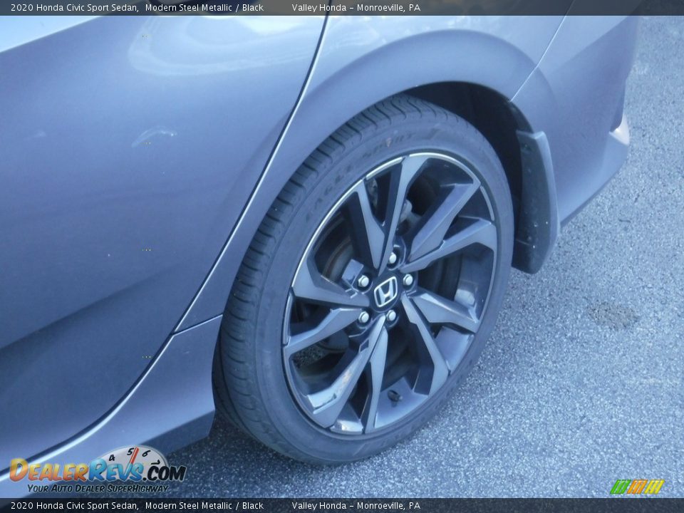 2020 Honda Civic Sport Sedan Modern Steel Metallic / Black Photo #3