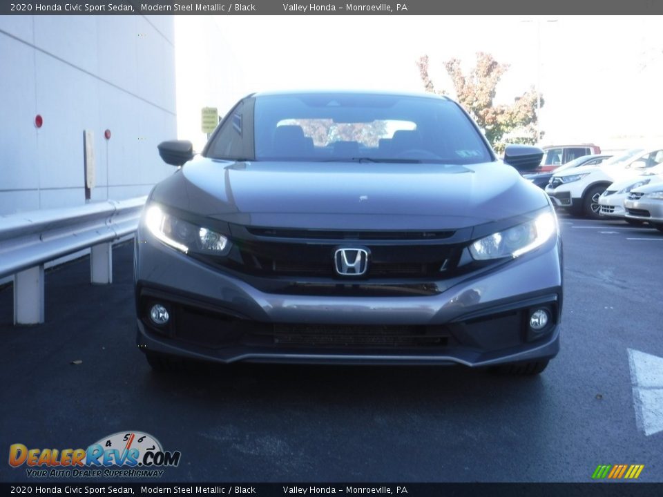2020 Honda Civic Sport Sedan Modern Steel Metallic / Black Photo #4