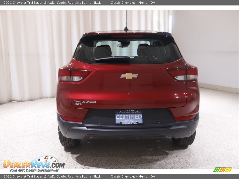 2021 Chevrolet TrailBlazer LS AWD Scarlet Red Metallic / Jet Black Photo #19