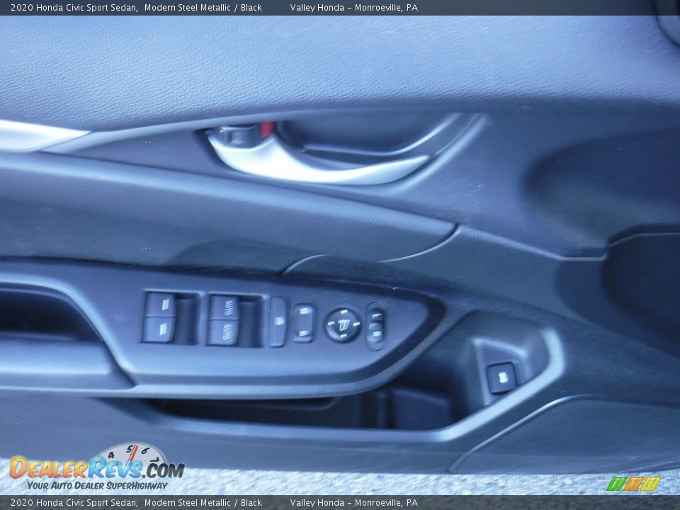 2020 Honda Civic Sport Sedan Modern Steel Metallic / Black Photo #11
