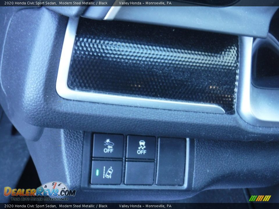 2020 Honda Civic Sport Sedan Modern Steel Metallic / Black Photo #12