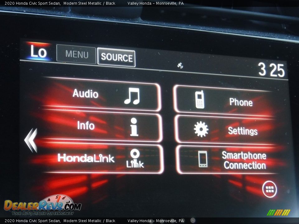 2020 Honda Civic Sport Sedan Modern Steel Metallic / Black Photo #16