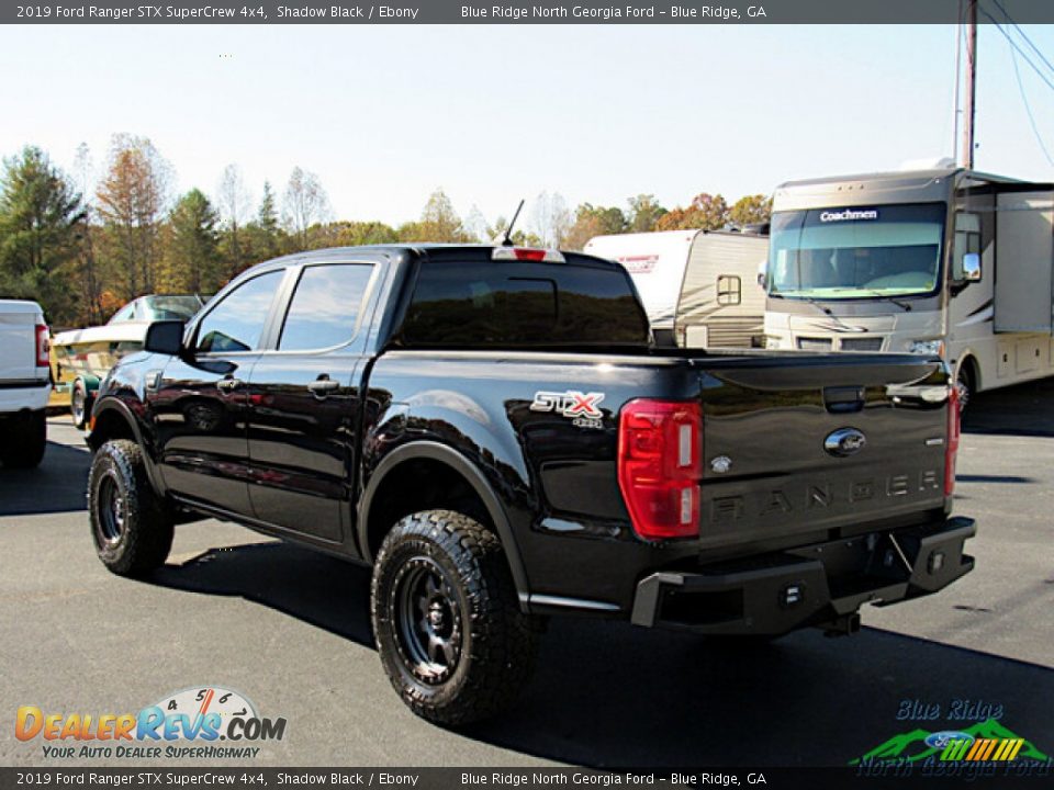 2019 Ford Ranger STX SuperCrew 4x4 Shadow Black / Ebony Photo #3