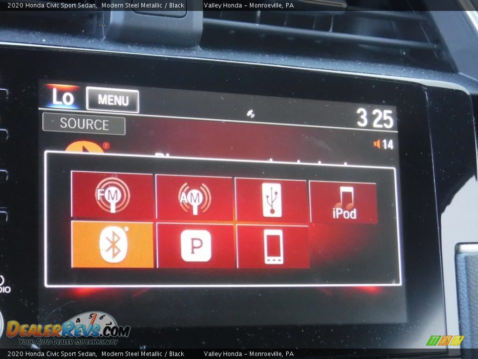 2020 Honda Civic Sport Sedan Modern Steel Metallic / Black Photo #17