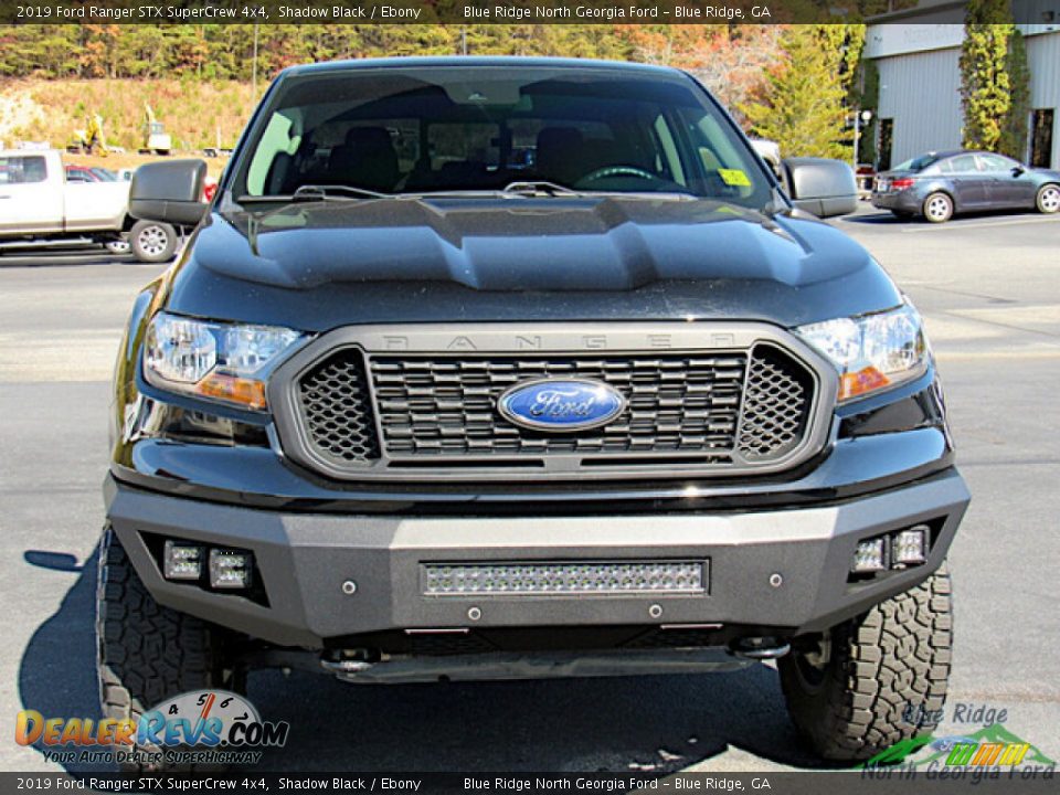 2019 Ford Ranger STX SuperCrew 4x4 Shadow Black / Ebony Photo #4