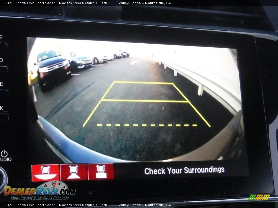 2020 Honda Civic Sport Sedan Modern Steel Metallic / Black Photo #18