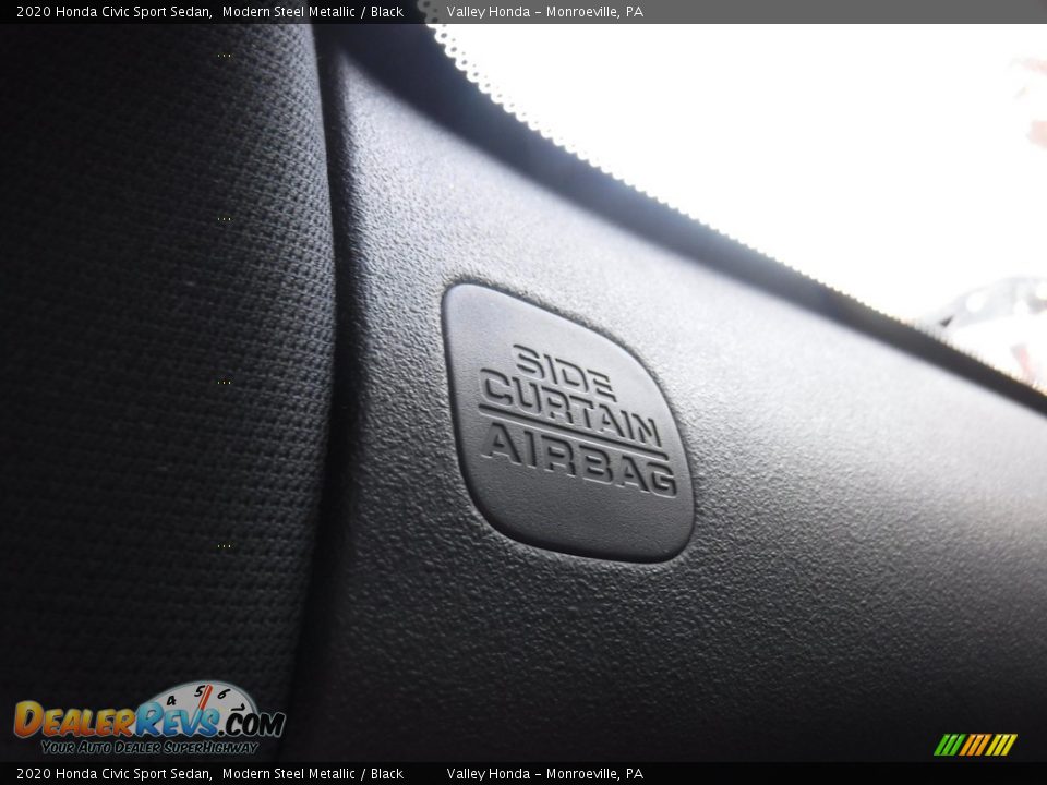2020 Honda Civic Sport Sedan Modern Steel Metallic / Black Photo #19