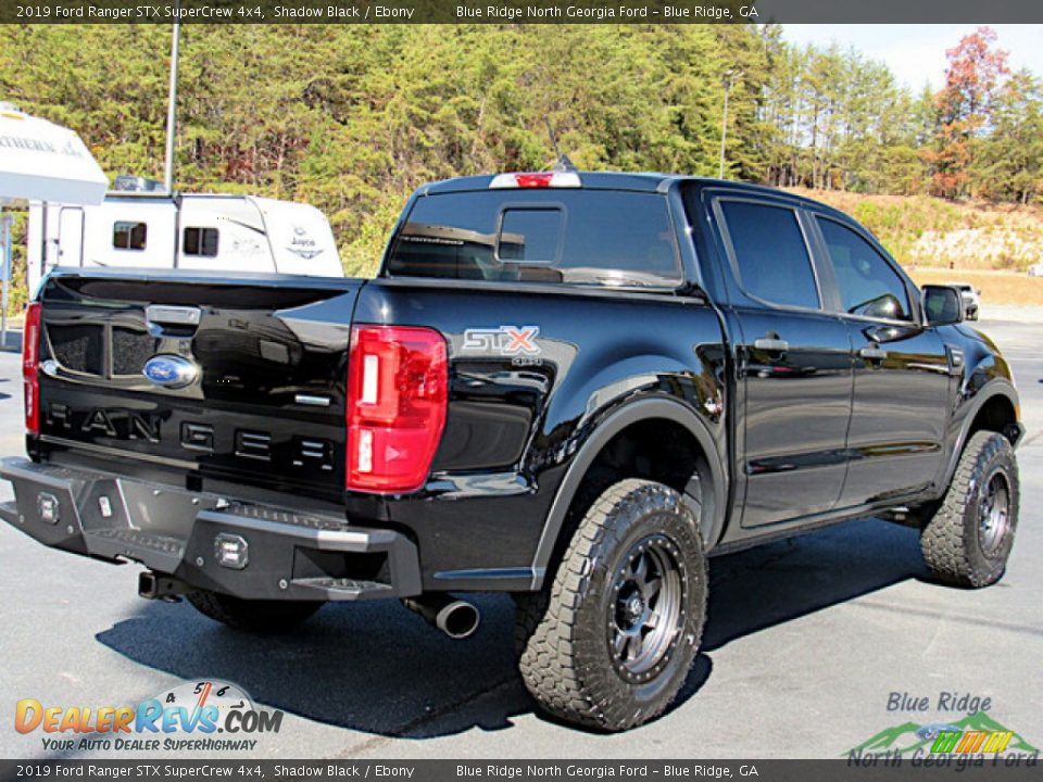 2019 Ford Ranger STX SuperCrew 4x4 Shadow Black / Ebony Photo #6