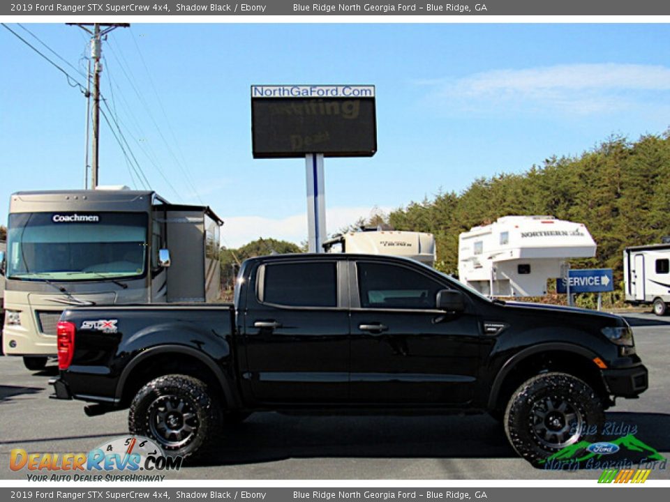 2019 Ford Ranger STX SuperCrew 4x4 Shadow Black / Ebony Photo #7