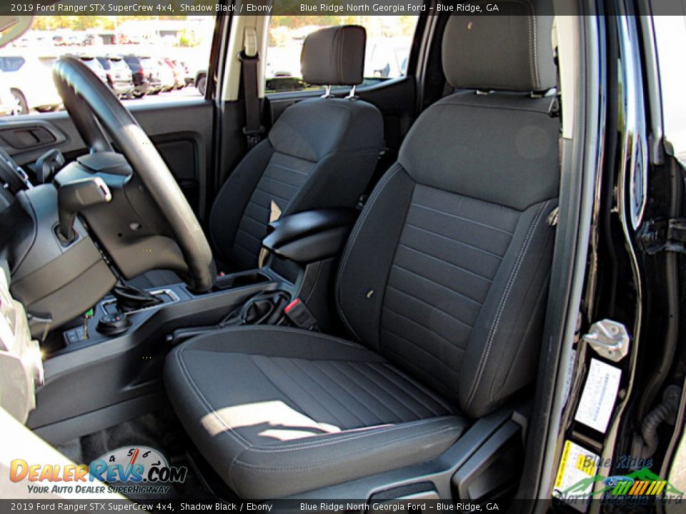 2019 Ford Ranger STX SuperCrew 4x4 Shadow Black / Ebony Photo #10