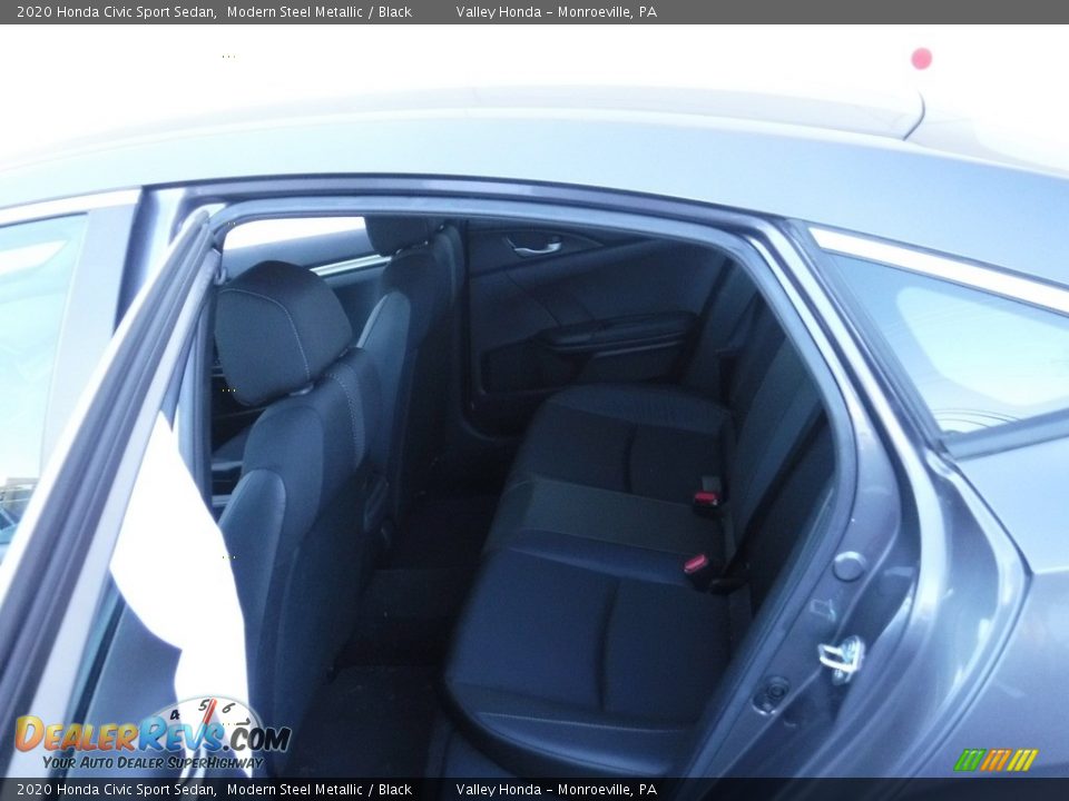 2020 Honda Civic Sport Sedan Modern Steel Metallic / Black Photo #24