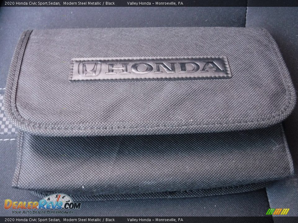 2020 Honda Civic Sport Sedan Modern Steel Metallic / Black Photo #27