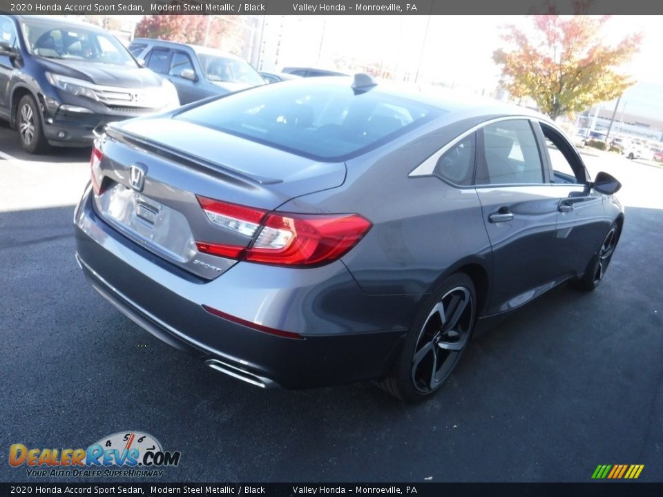 2020 Honda Accord Sport Sedan Modern Steel Metallic / Black Photo #6