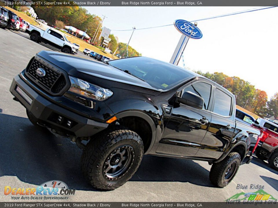 2019 Ford Ranger STX SuperCrew 4x4 Shadow Black / Ebony Photo #25