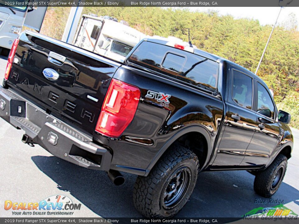 2019 Ford Ranger STX SuperCrew 4x4 Shadow Black / Ebony Photo #27