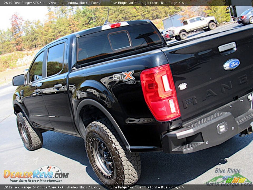 2019 Ford Ranger STX SuperCrew 4x4 Shadow Black / Ebony Photo #28