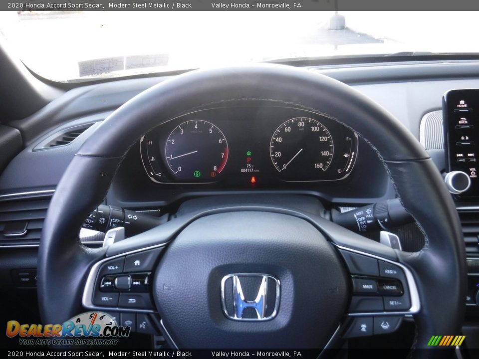 2020 Honda Accord Sport Sedan Modern Steel Metallic / Black Photo #22