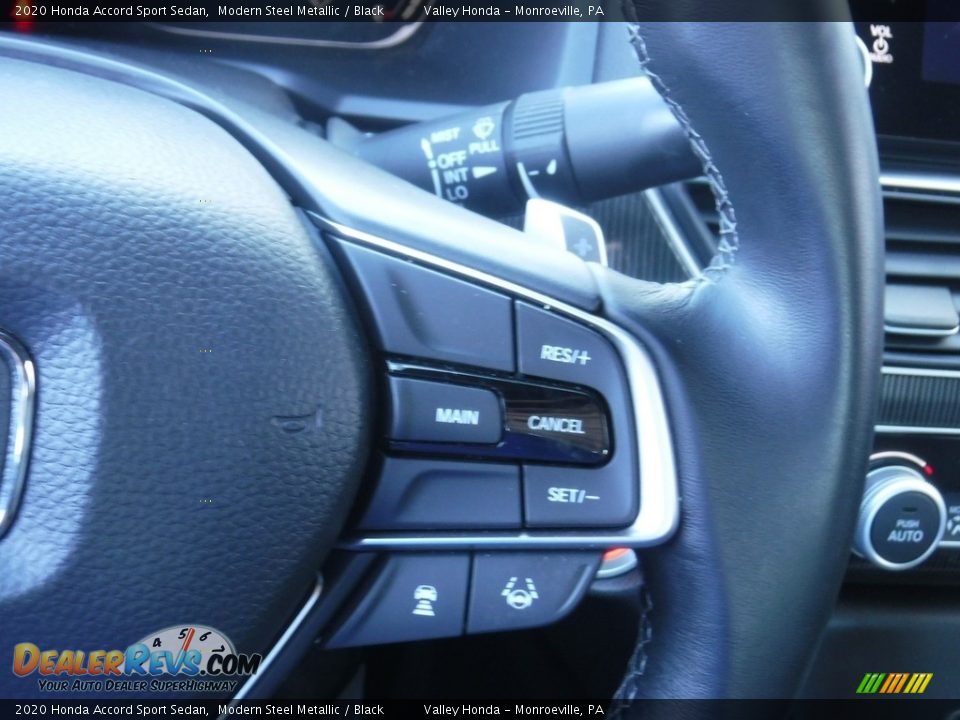 2020 Honda Accord Sport Sedan Modern Steel Metallic / Black Photo #24