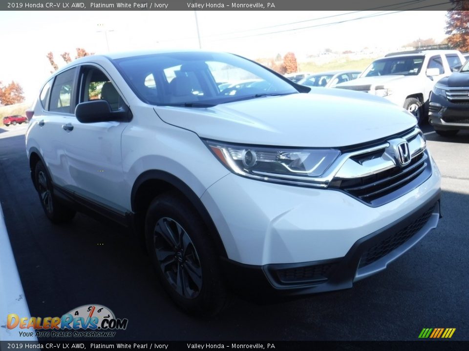 2019 Honda CR-V LX AWD Platinum White Pearl / Ivory Photo #5