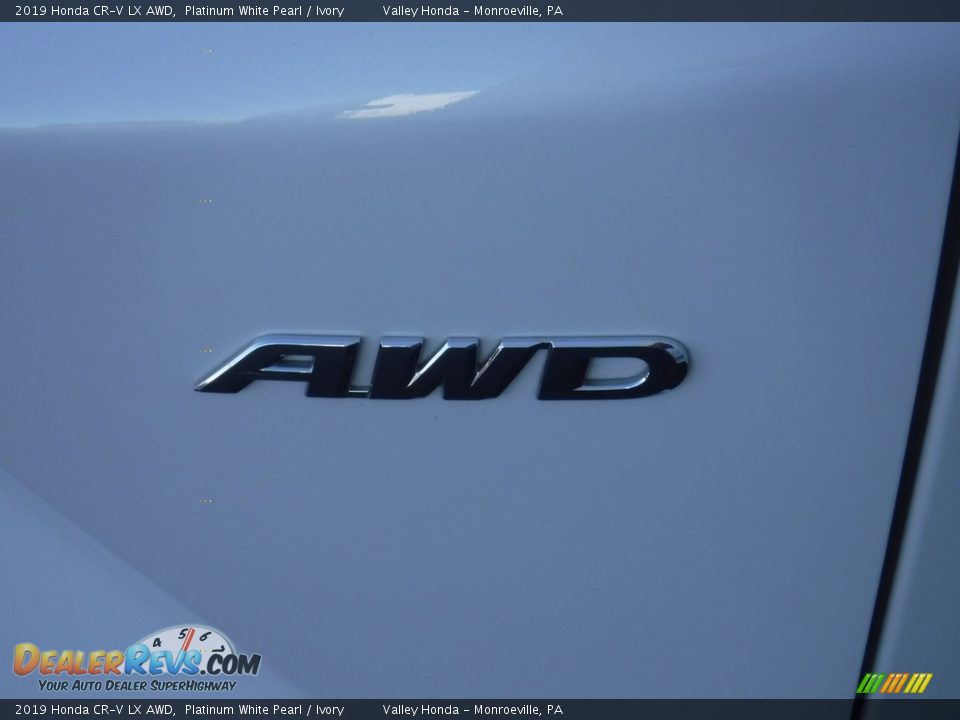 2019 Honda CR-V LX AWD Platinum White Pearl / Ivory Photo #7
