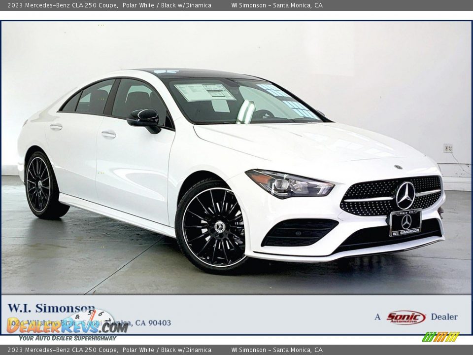 2023 Mercedes-Benz CLA 250 Coupe Polar White / Black w/Dinamica Photo #1