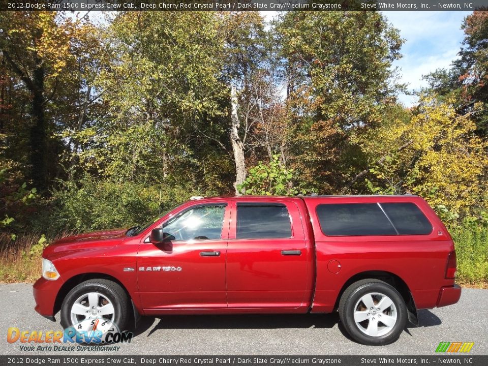 2012 Dodge Ram 1500 Express Crew Cab Deep Cherry Red Crystal Pearl / Dark Slate Gray/Medium Graystone Photo #1