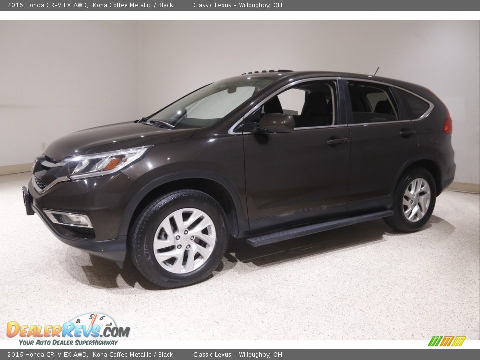 2016 Honda CR-V EX AWD Kona Coffee Metallic / Black Photo #3