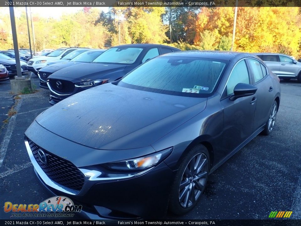 2021 Mazda CX-30 Select AWD Jet Black Mica / Black Photo #1