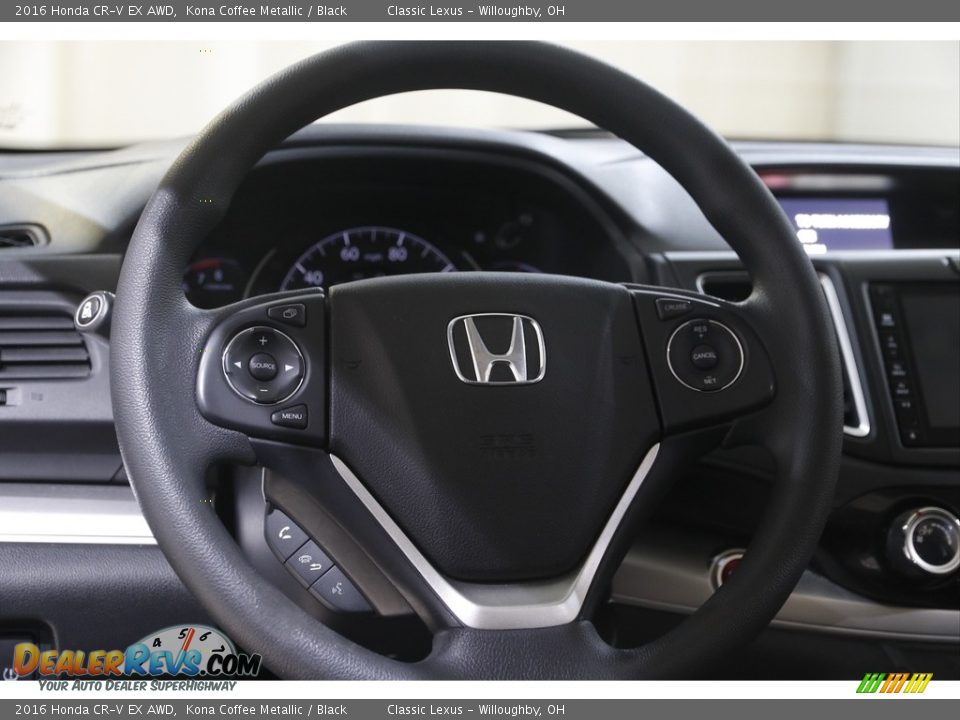 2016 Honda CR-V EX AWD Kona Coffee Metallic / Black Photo #7