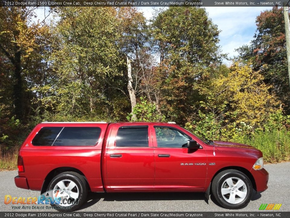 2012 Dodge Ram 1500 Express Crew Cab Deep Cherry Red Crystal Pearl / Dark Slate Gray/Medium Graystone Photo #6