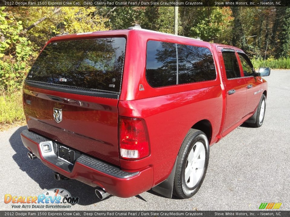 2012 Dodge Ram 1500 Express Crew Cab Deep Cherry Red Crystal Pearl / Dark Slate Gray/Medium Graystone Photo #7