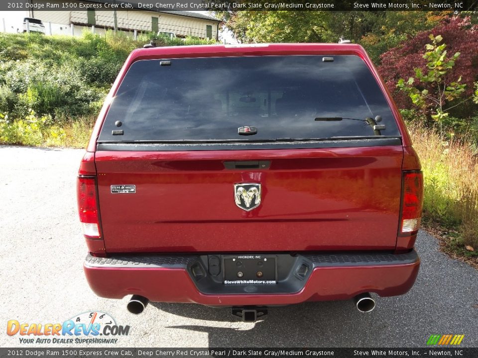 2012 Dodge Ram 1500 Express Crew Cab Deep Cherry Red Crystal Pearl / Dark Slate Gray/Medium Graystone Photo #10